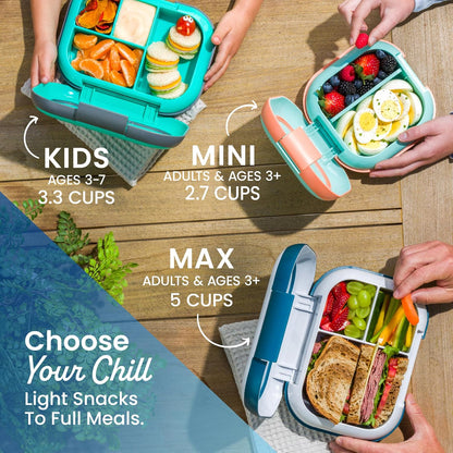 Bentgo Chill Kids Lunch Box – Practical Holiday and Birthday Gift for Parents Who Pack Daily School Meals
