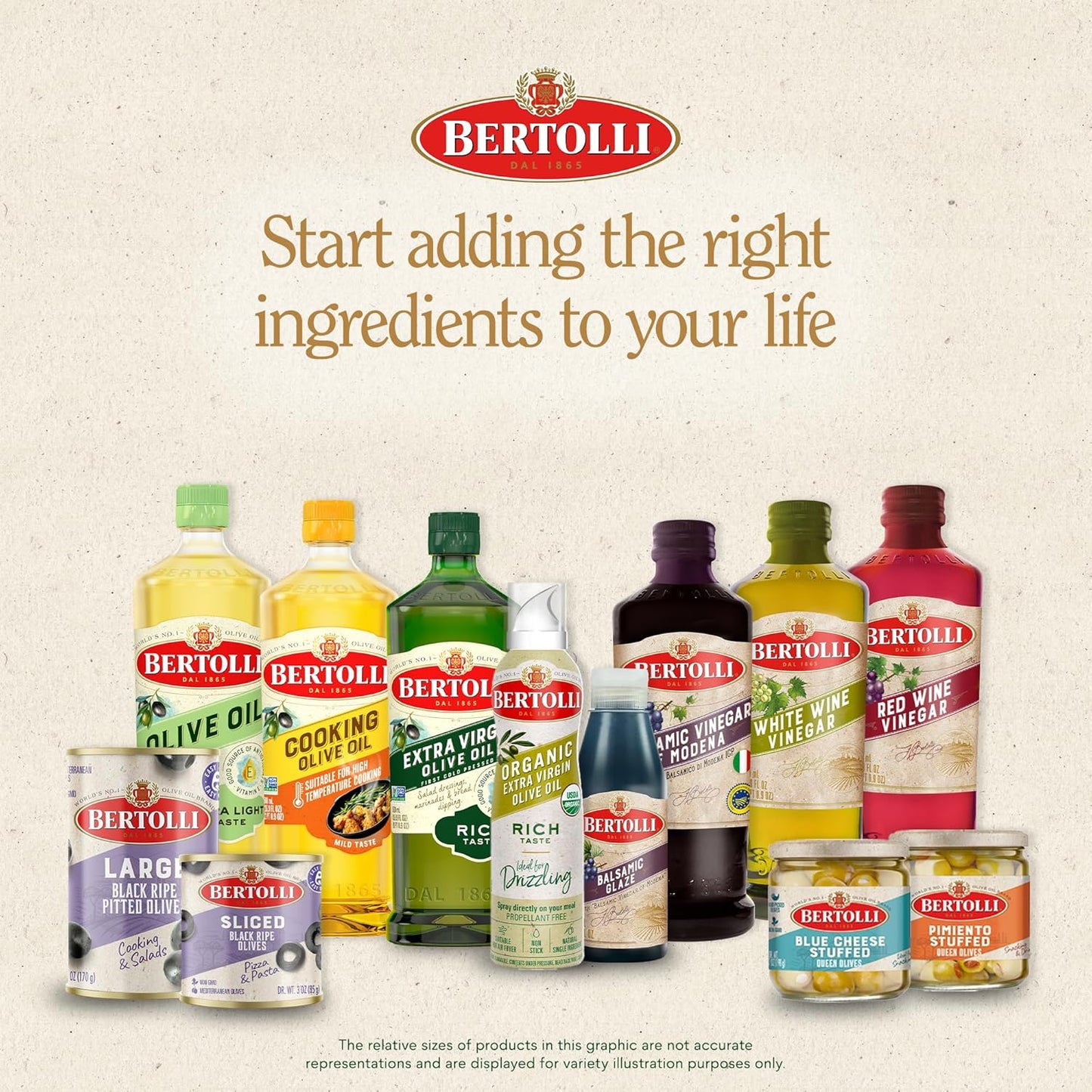 Bertolli Extra Virgin Olive Oil Rich Taste 32 fl oz – Patio Dining Essential for Al Fresco Entertaining
