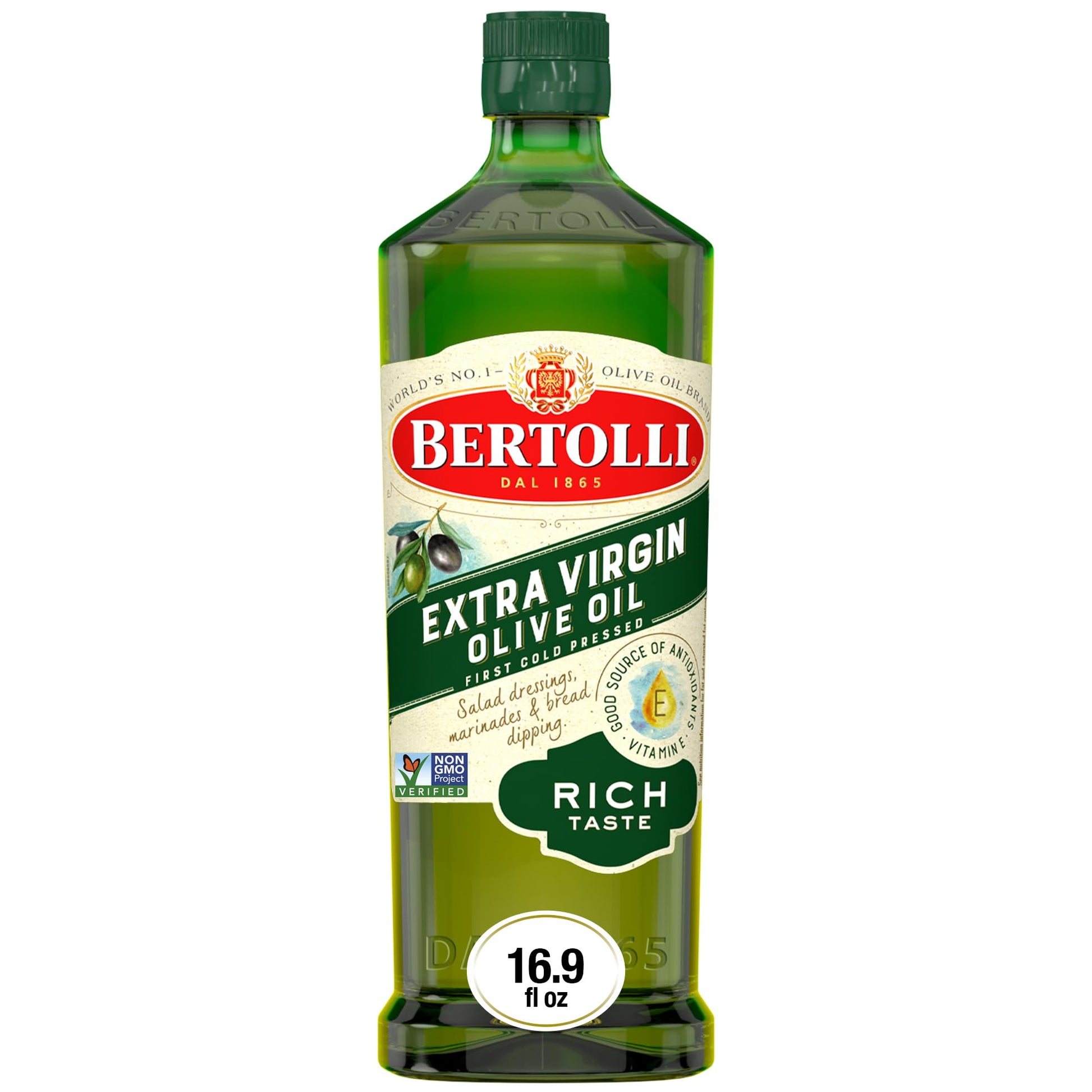 Bertolli Extra Virgin Olive Oil Rich Taste 32 fl oz – Thoughtful Housewarming Gift for New Homeowners
