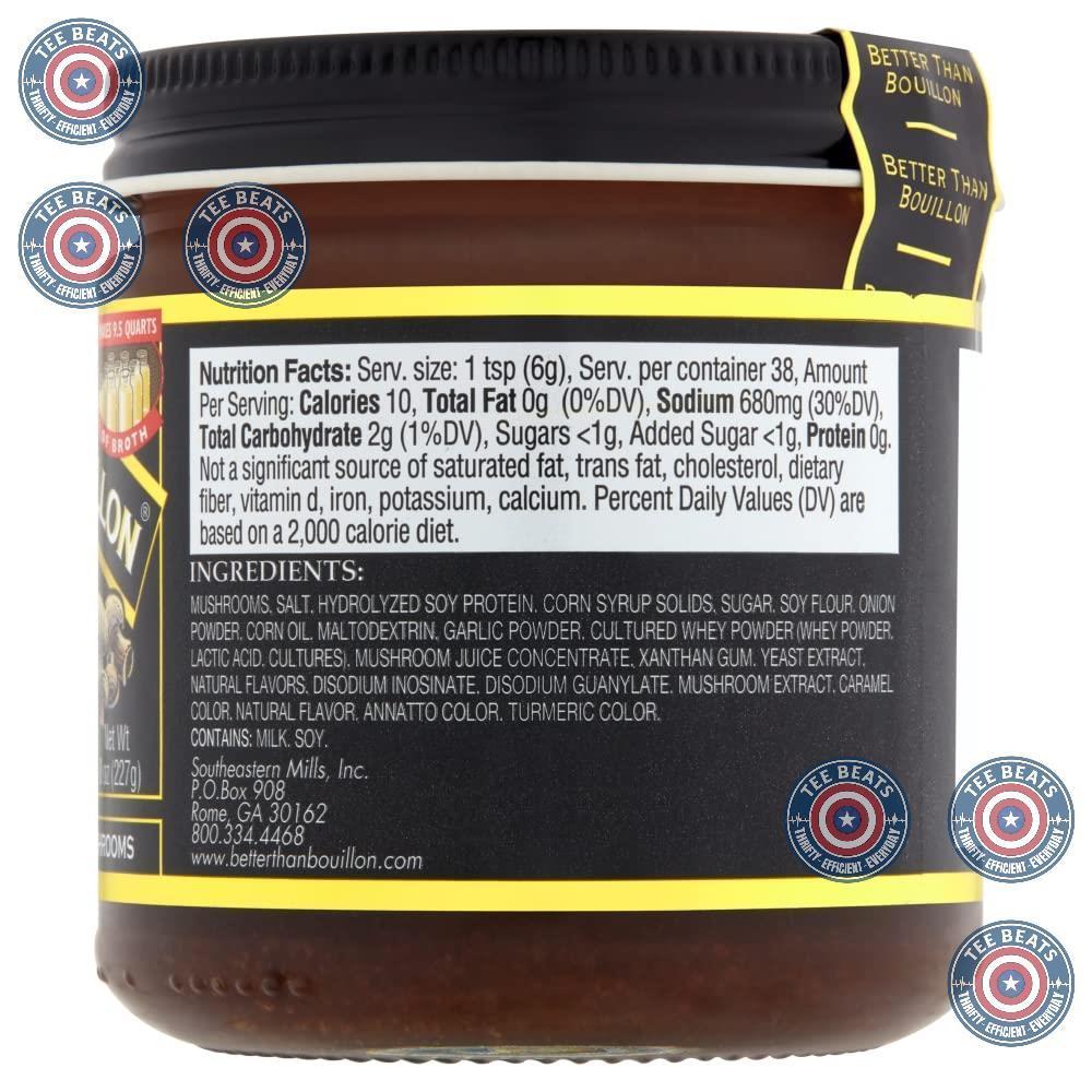 Better Than Bouillon Premium Mushroom Base – Nourishing Pantry Staple for Home Kitchen Wellness