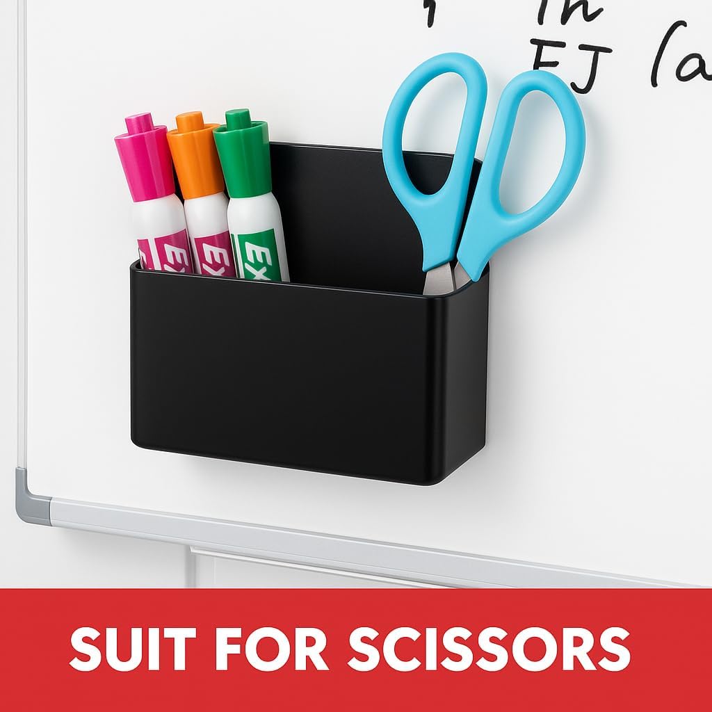BEYGORM Magnetic Pen Holder 2 Pack, Back-to-School Teacher Appreciation Gift and Classroom Supply Set