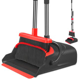 Yume Stand Up Broom and Dustpan – All-Weather Floor Care for Camping and Backyard Use