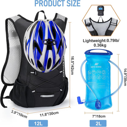 bidirectional main zipper, front compartments, and 4 pockets (mesh pouches for phone, keys, umbrella, water bottle, bluetooth speaker)