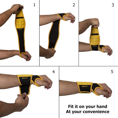 BINYATOOLS Magnetic Wristband – Safer Alternative to Holding Screws in Your Teeth or Pockets During Home Repair