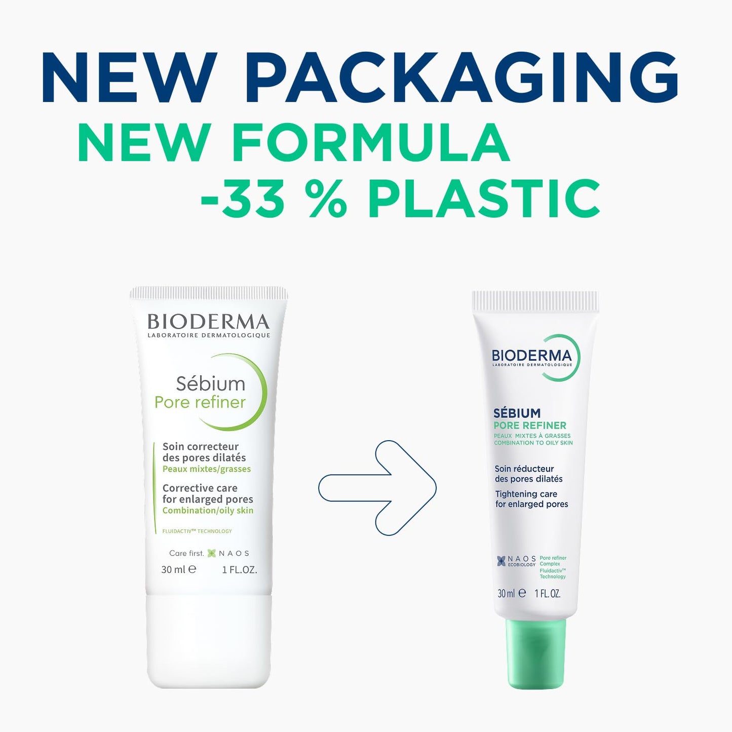 Bioderma Sébium Pore Refiner – Premium Beauty Gift for Her, 2-Pack Pore Minimizer Duo