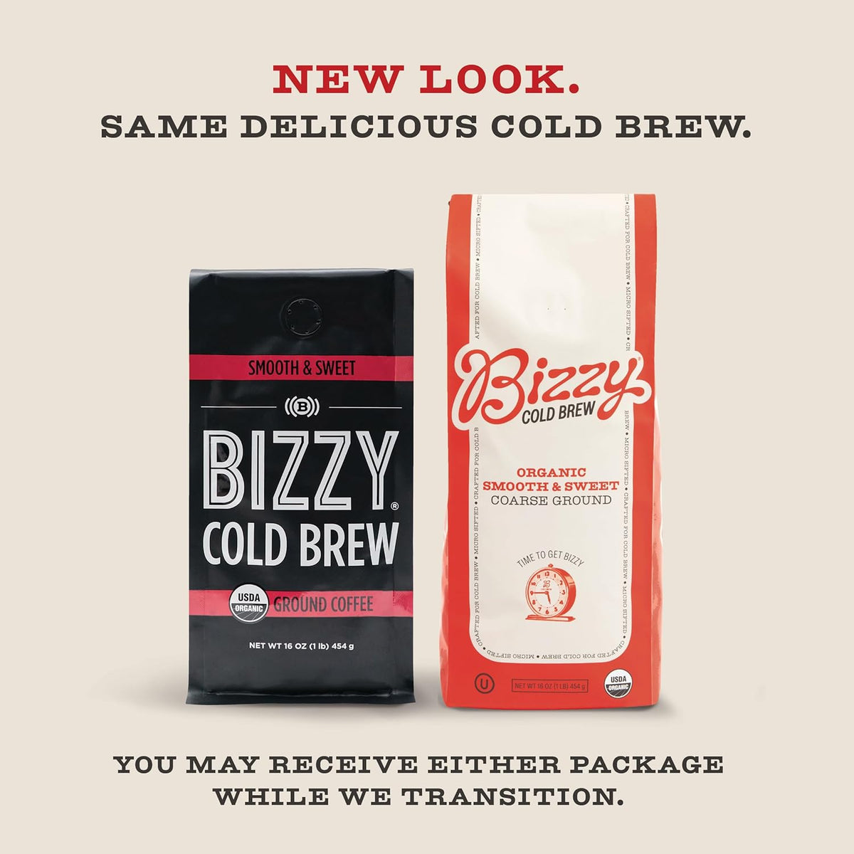 Bizzy Organic Cold Brew Coffee – Resealable Neutral Packaging Bulk Brew for Streamlined Coffee Stations