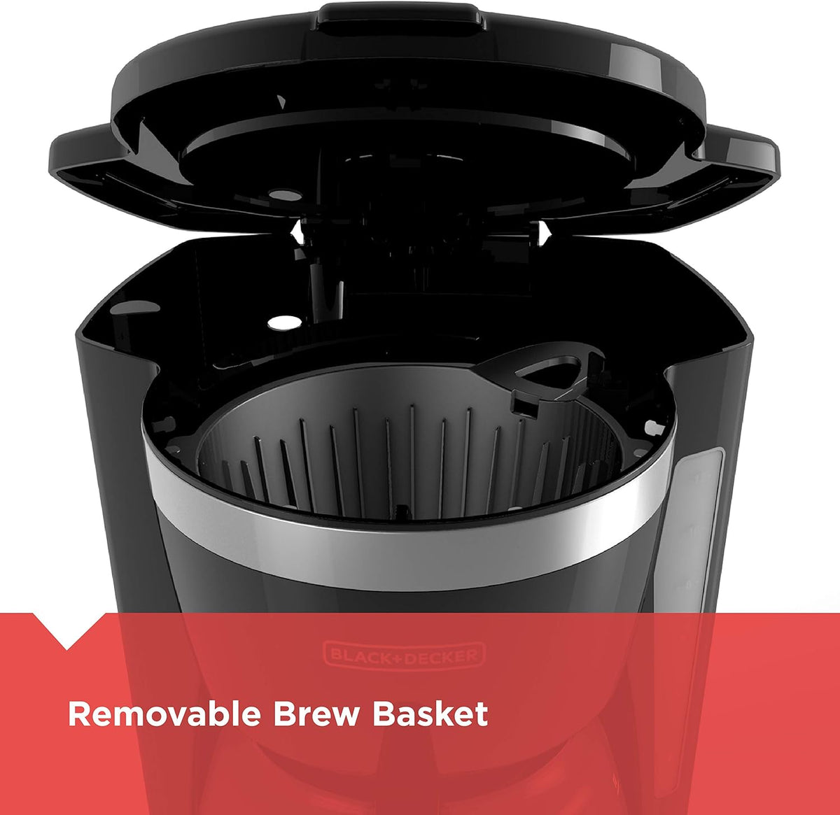 BLACK+DECKER 12-Cup Programmable Coffee Maker, Useful Gift for College Students and First-Time Apartment Renters