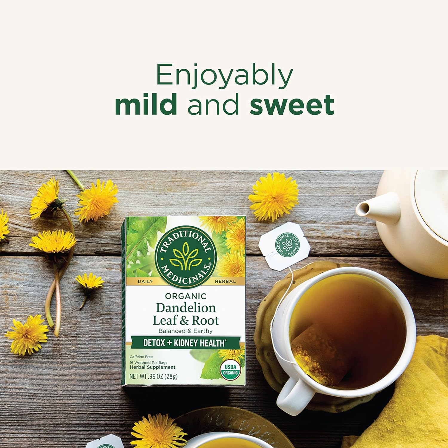 blend of dandelion leaf and dandelion root