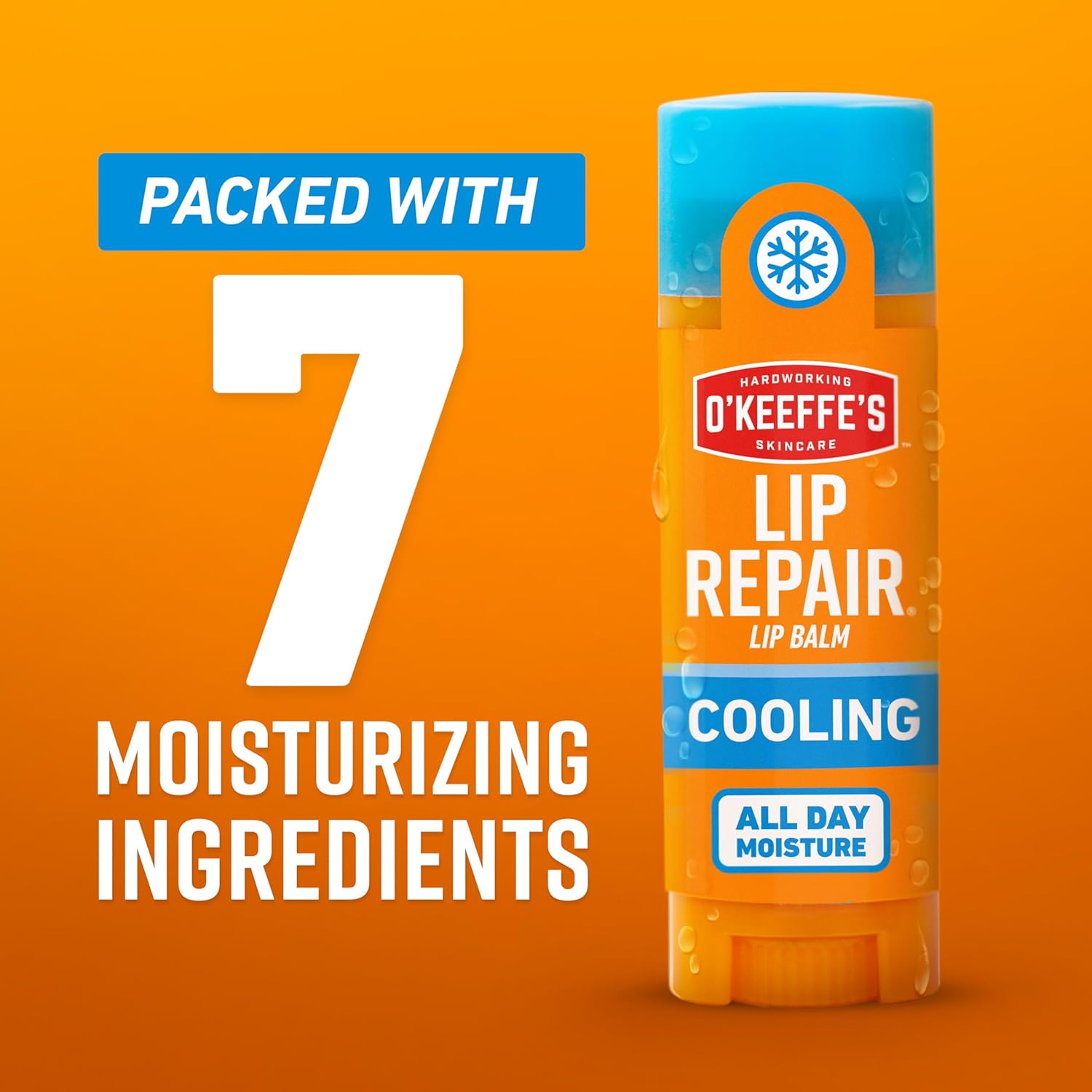 blend of seven moisturizing ingredients for intense hydration