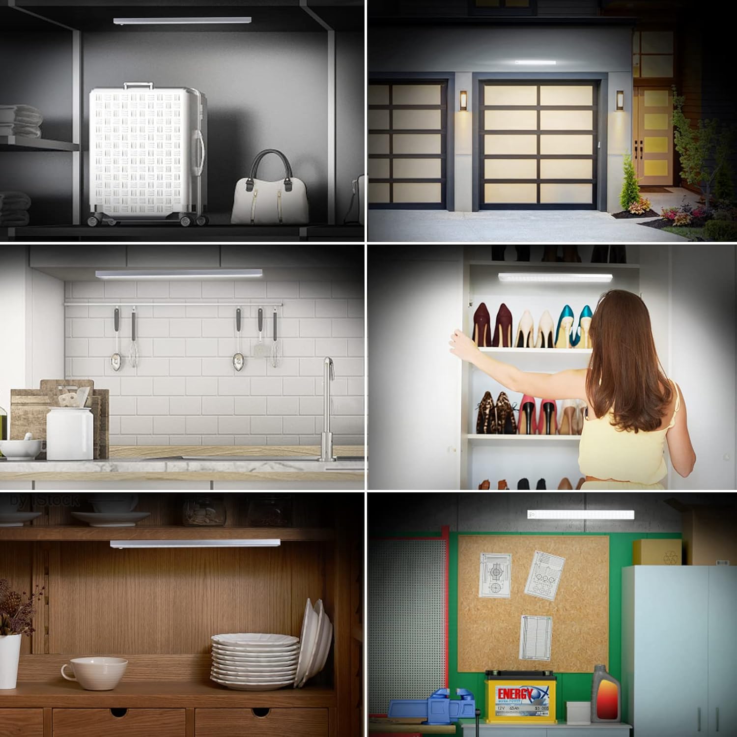 BLS 84 LED Motion Sensor Workbench Light – Rechargeable Task Lighting for Garages, Tool Sheds, and Workshops