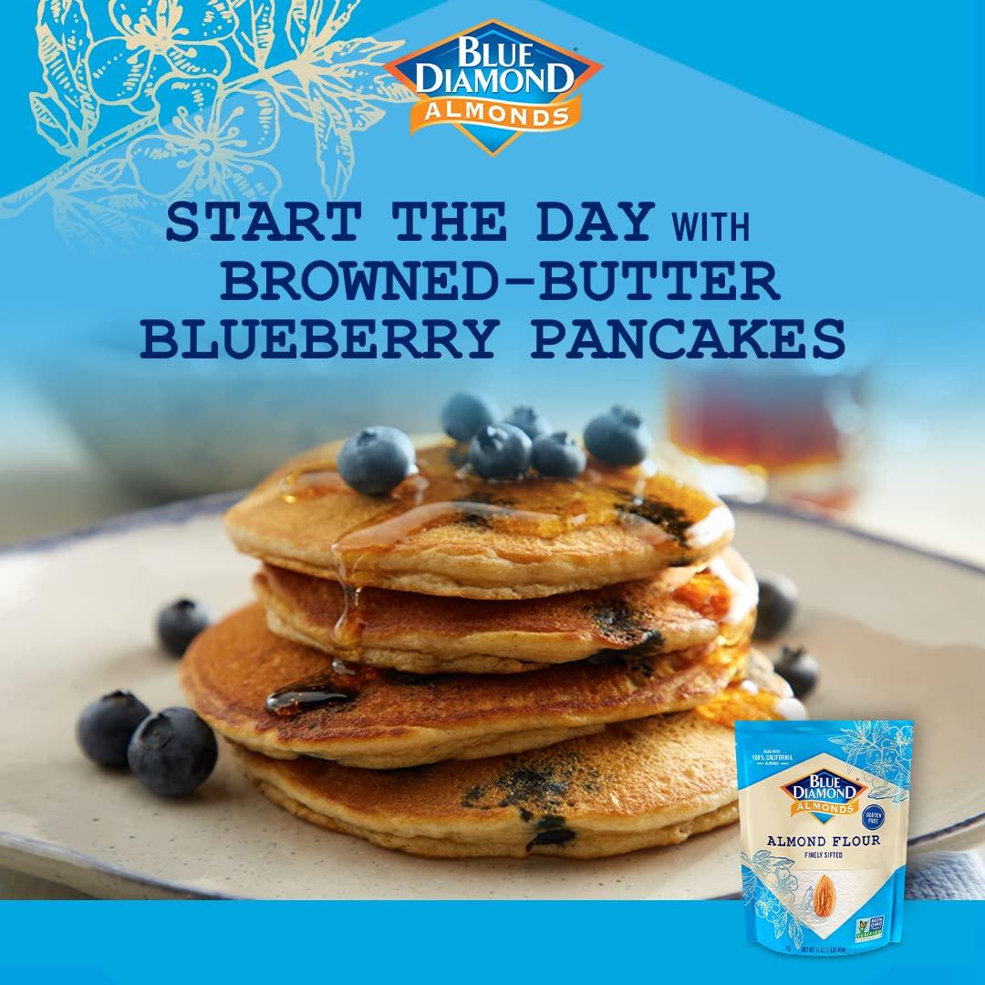 Blue Diamond Almonds Almond Flour – Pure Blanched Almond Flour for Capsule-Style Pantries and Resealable Storage