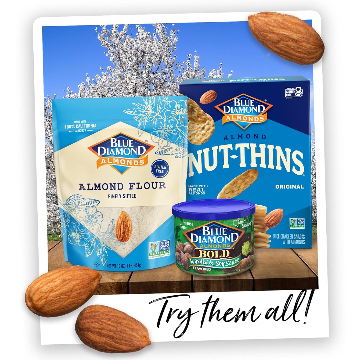 Blue Diamond Almonds Honey Roasted Snack Almonds – Portable Trail Mix Addition for Hunting and Fishing Trips