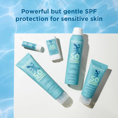 BLUE LIZARD Sensitive Mineral Sunscreen Stick – Daily SPF 50+ for a Gentle Morning Skincare Ritual