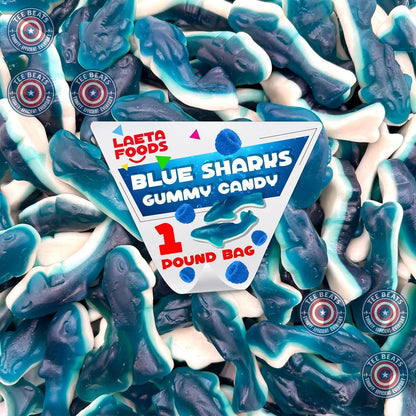blue raspberry and blueberry flavor profile on one side