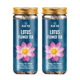 Blue Tea Lotus Flower Tea - 1.40 Oz - 20 Cups | Evening Wind-Down Herbal Ritual | Caffeine-Free Calming Blend for Mindful Nights