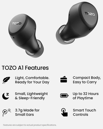 bluetooth 5.3 wireless with one-step auto pairing and 12m range