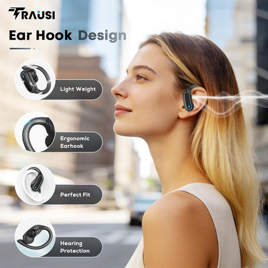 bluetooth 5.4 with dual-channel transmission and 15m stable range