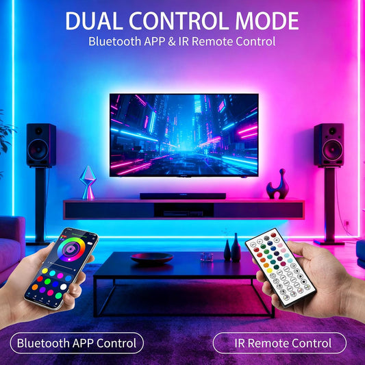 bluetooth smart app control plus included ir remote control
