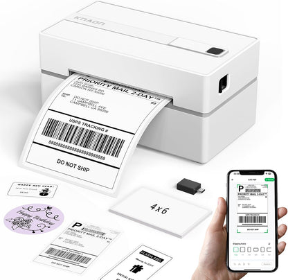 bluetooth + usb dual connectivity with companion 'flashlabel pro' app for ios, android, windows, and macos