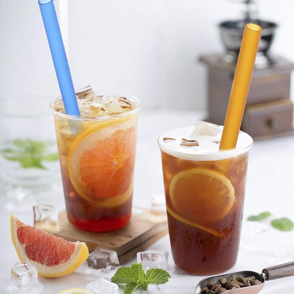 BobaBest Boba Straw Set – Child Friendly BPA Free Straws for Milkshakes and Backyard Party Treats