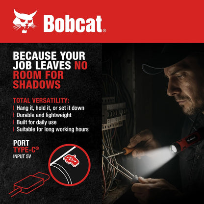 Bobcat Rechargeable Neck Light – Portable Camping Light for Tent Reading and Nighttime Hiking