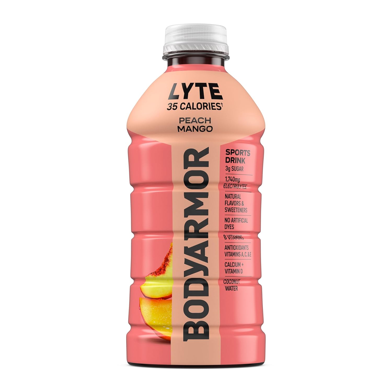 BODYARMOR LYTE Desk Friendly Electrolyte Drink for Home Office and Remote Workdays, 28 Fl Oz Bottles (15 Pack)
