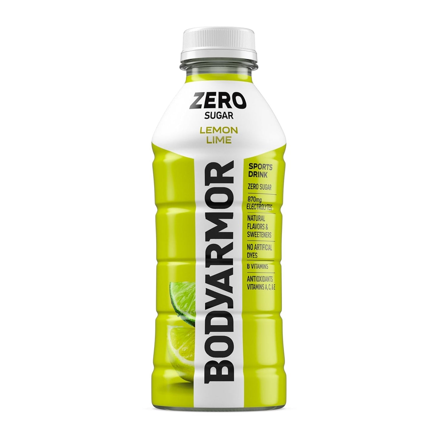 BODYARMOR ZERO Sugar Lemon Lime – Portable Electrolyte Hydration for Hiking Trails and Cycling Routes