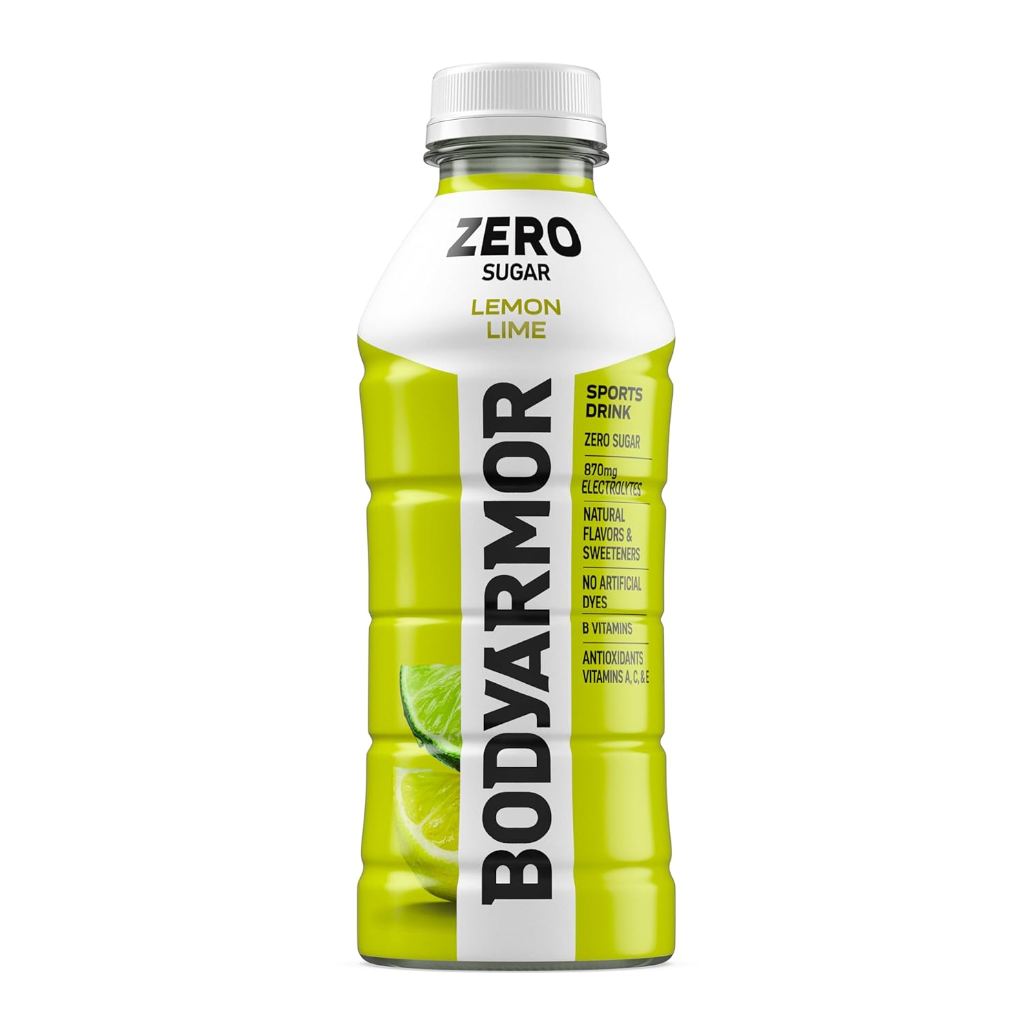 BODYARMOR ZERO Sugar Lemon Lime – Portable Electrolyte Hydration for Hiking Trails and Cycling Routes