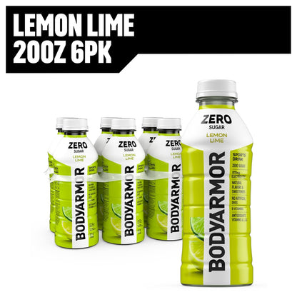 BODYARMOR ZERO Sugar Lemon Lime – Portable Electrolyte Hydration for Hiking Trails and Cycling Routes