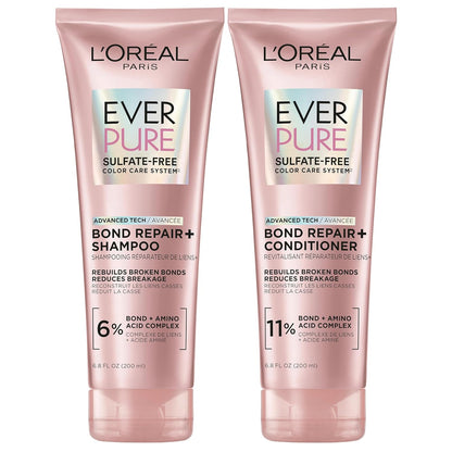 bond + amino acid complex for internal hair bond repair and breakage reduction
