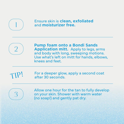 Bondi Sands Express Self-Tanner – Luxury Mousse with ColourLock Accelerator Technology