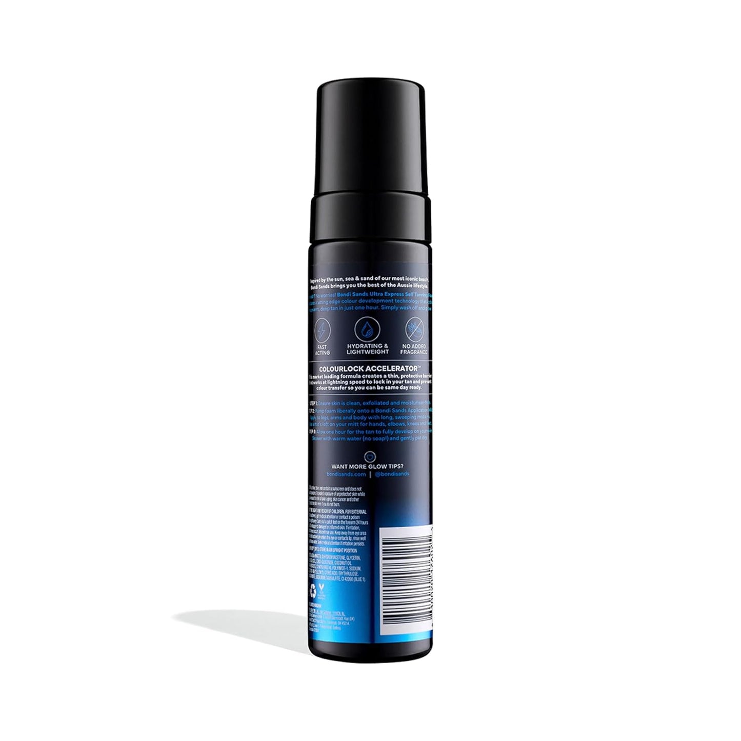 Bondi Sands Express Self-Tanner – Luxury Mousse with ColourLock Accelerator Technology