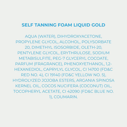 Bondi Sands Liquid Gold Self Tanning Foam | Essentials-Only Self-Tan for Intentional Routines