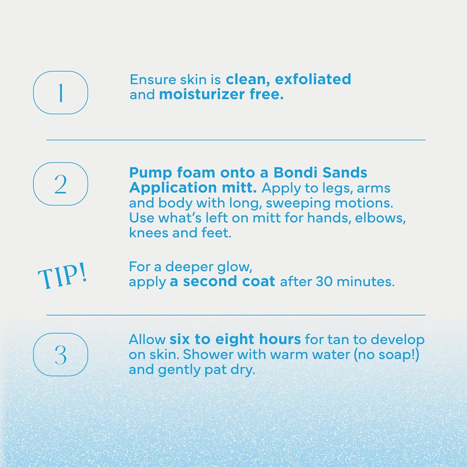 Bondi Sands Sunless Tanning Foam with Reusable Mitt | Minimal Effort, Maximum Glow in One Hour