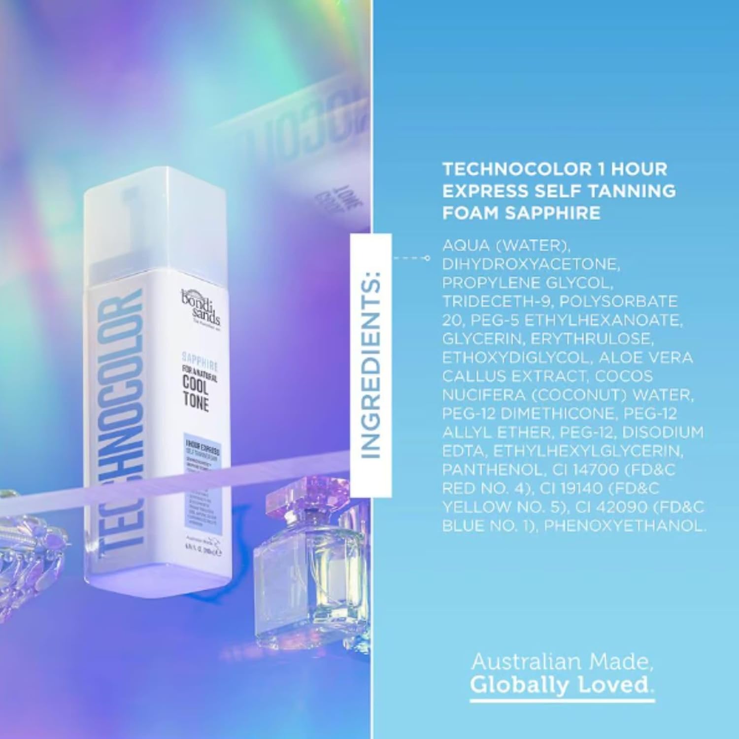 Bondi Sands Technocolor Self-Tanning Mousse – Effortless One-Step Glow in Four Essential Shades