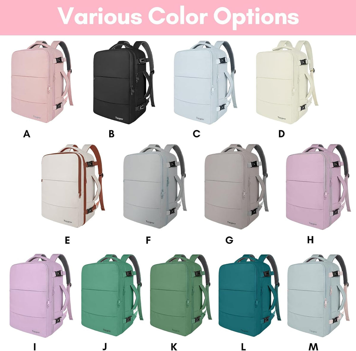 bonus zippered shoe bag and waterproof wet pocket