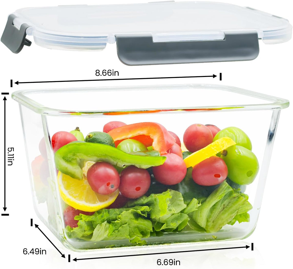 borosilicate glass body rated from -4°f to 752°f