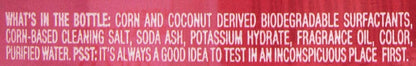 bottle (minus nozzle) made from 100% recycled pcr plastic; cruelty-free certified