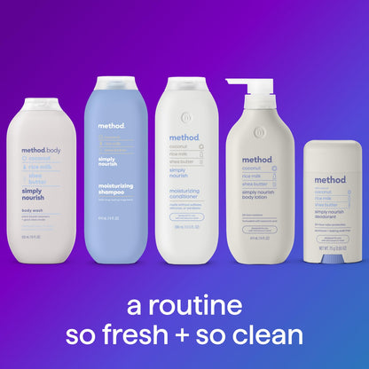 bottle (minus pump) constructed from 80% post-consumer recycled plastic