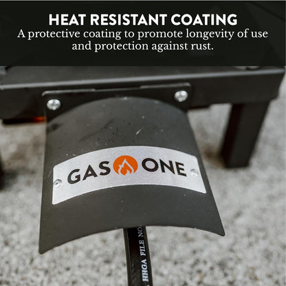 bottom heat shield protecting components and surfaces from heat damage