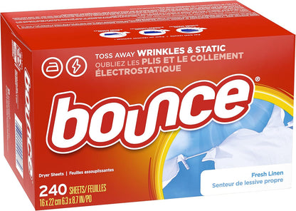 Bounce Fabric Softener Sheets – Effortless Fresh Linen Dryer Sheets for Clutter-Free Laundry Room Storage