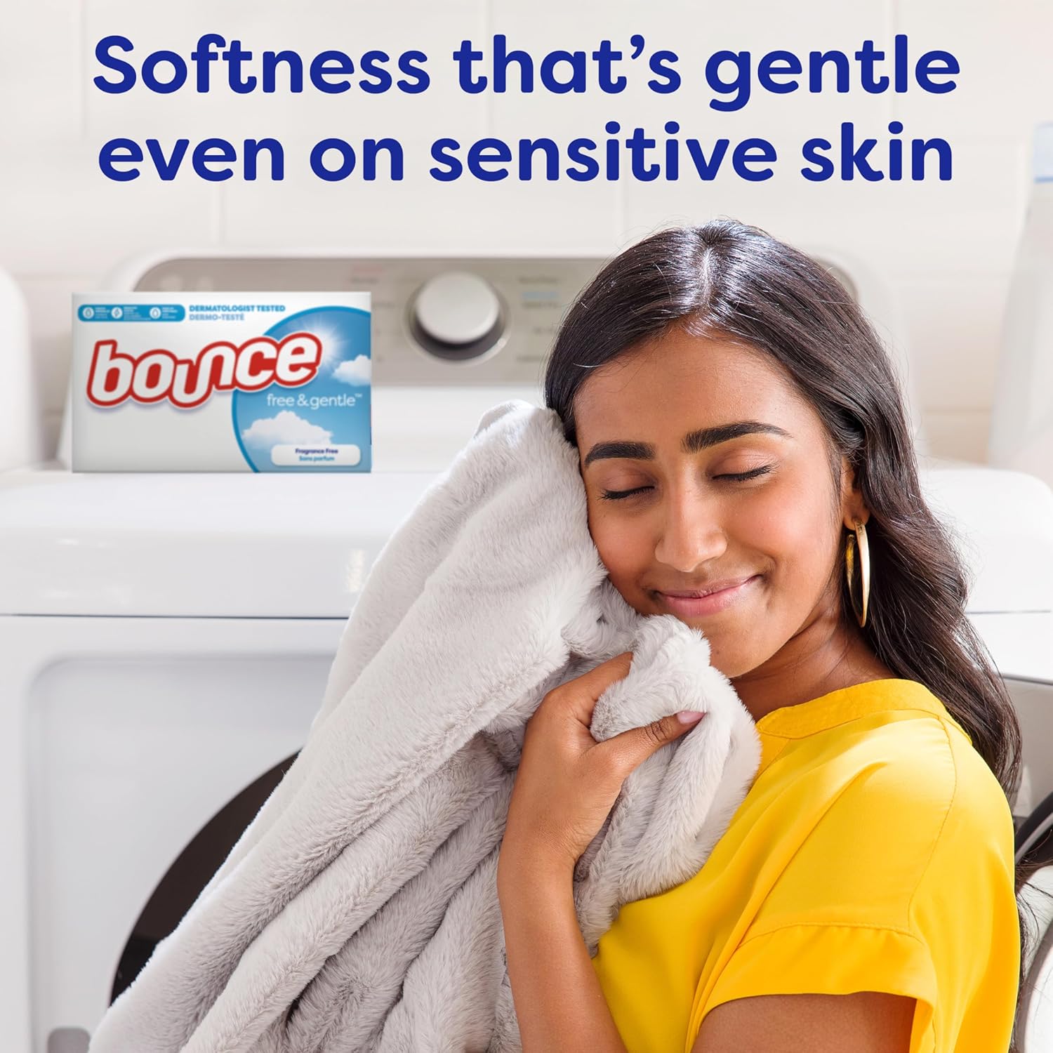 Bounce Free & Gentle Dryer Sheets for the Home Office Wardrobe – Wrinkle-Reducing Softener for Work-Ready Outfits