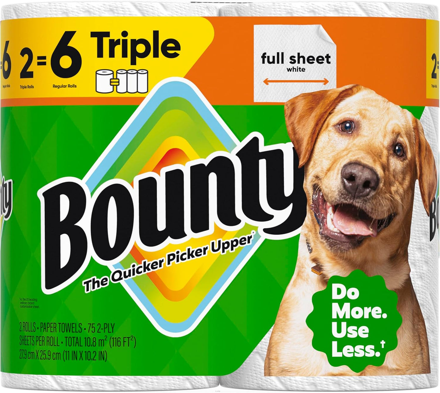 Bounty Triple Roll Paper Towels – Outdoor-Ready Wipes for Camping, Grilling, and Backyard Parties