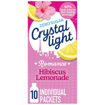 box of 10 individually pre-portioned 0.14 oz powdered drink mix packets