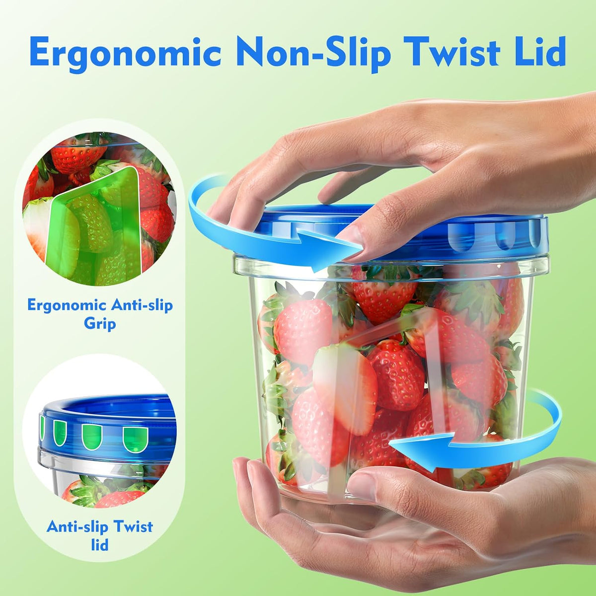 bpa-free food-grade plastic construction