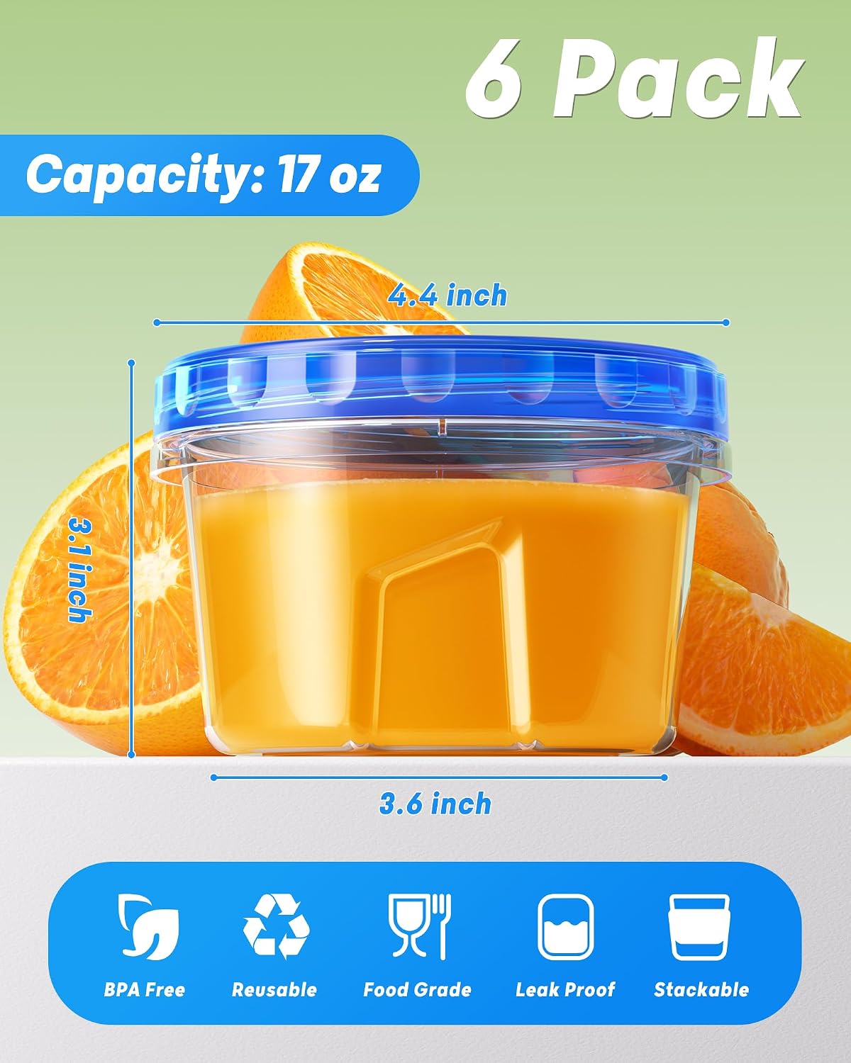 bpa-free food-grade polypropylene construction