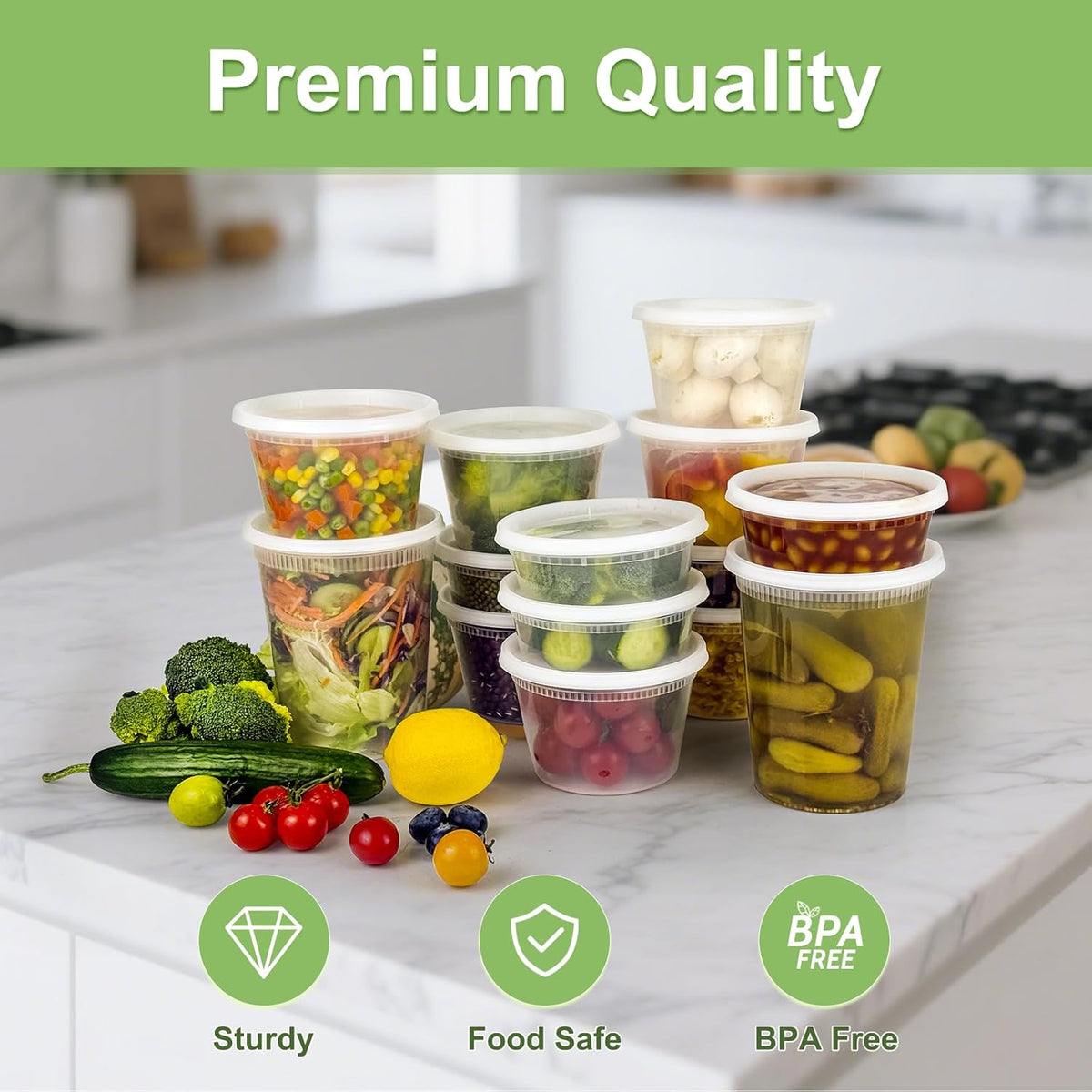 bpa-free premium food-grade polystyrene construction