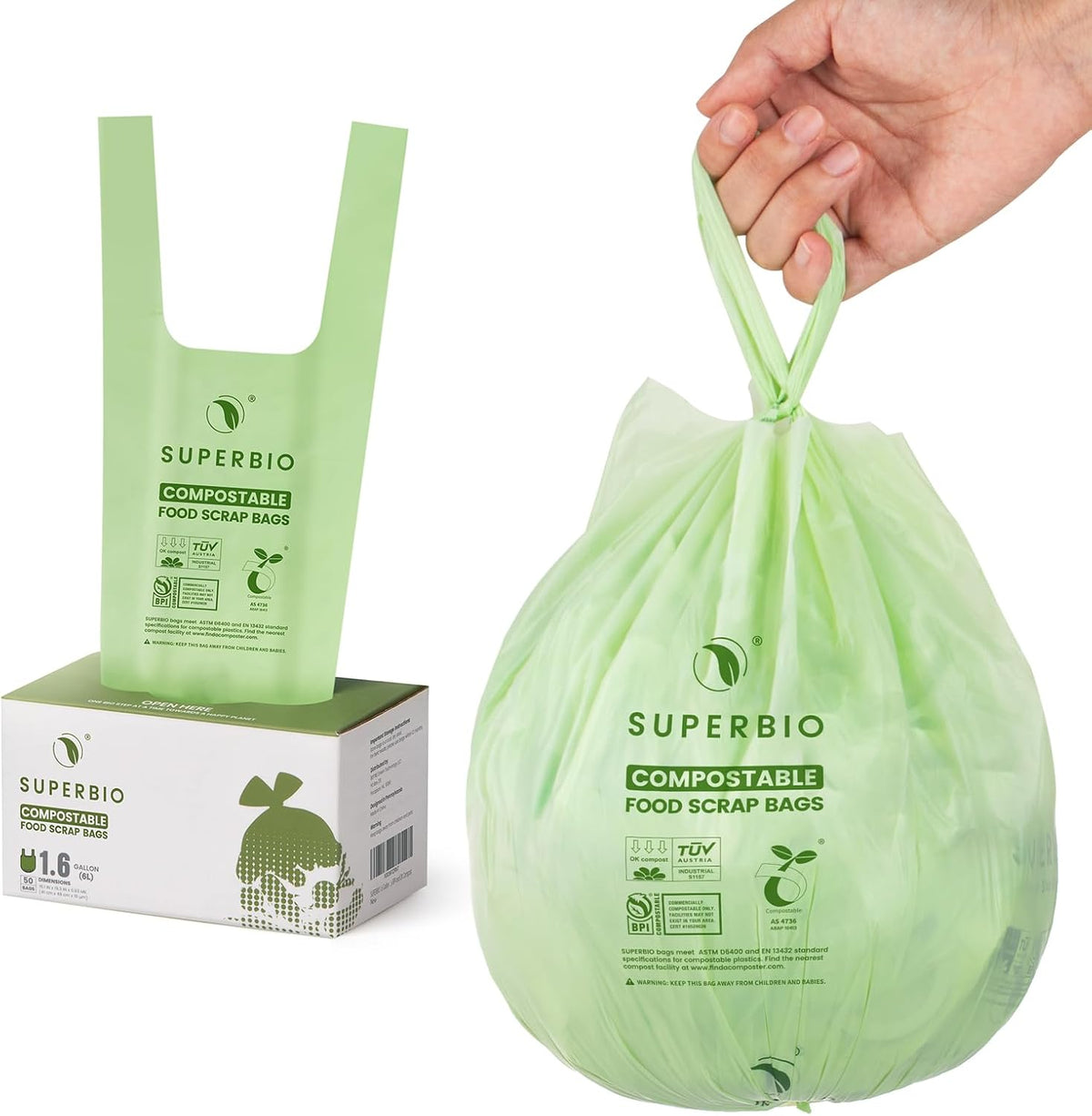 bpi commercially compostable and ok compost home dual certifications meeting astm d6400 and en 13432