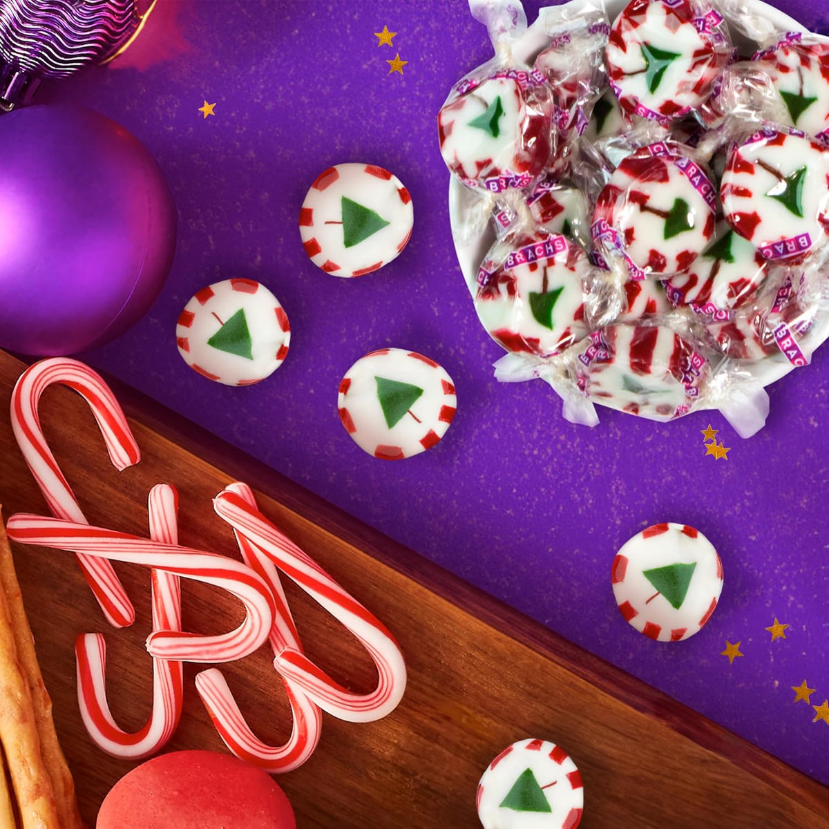 Brach's Peppermint Christmas Nougats – Family-Friendly Holiday Candy for Stocking Stuffers and Kids' Christmas Treat Bags