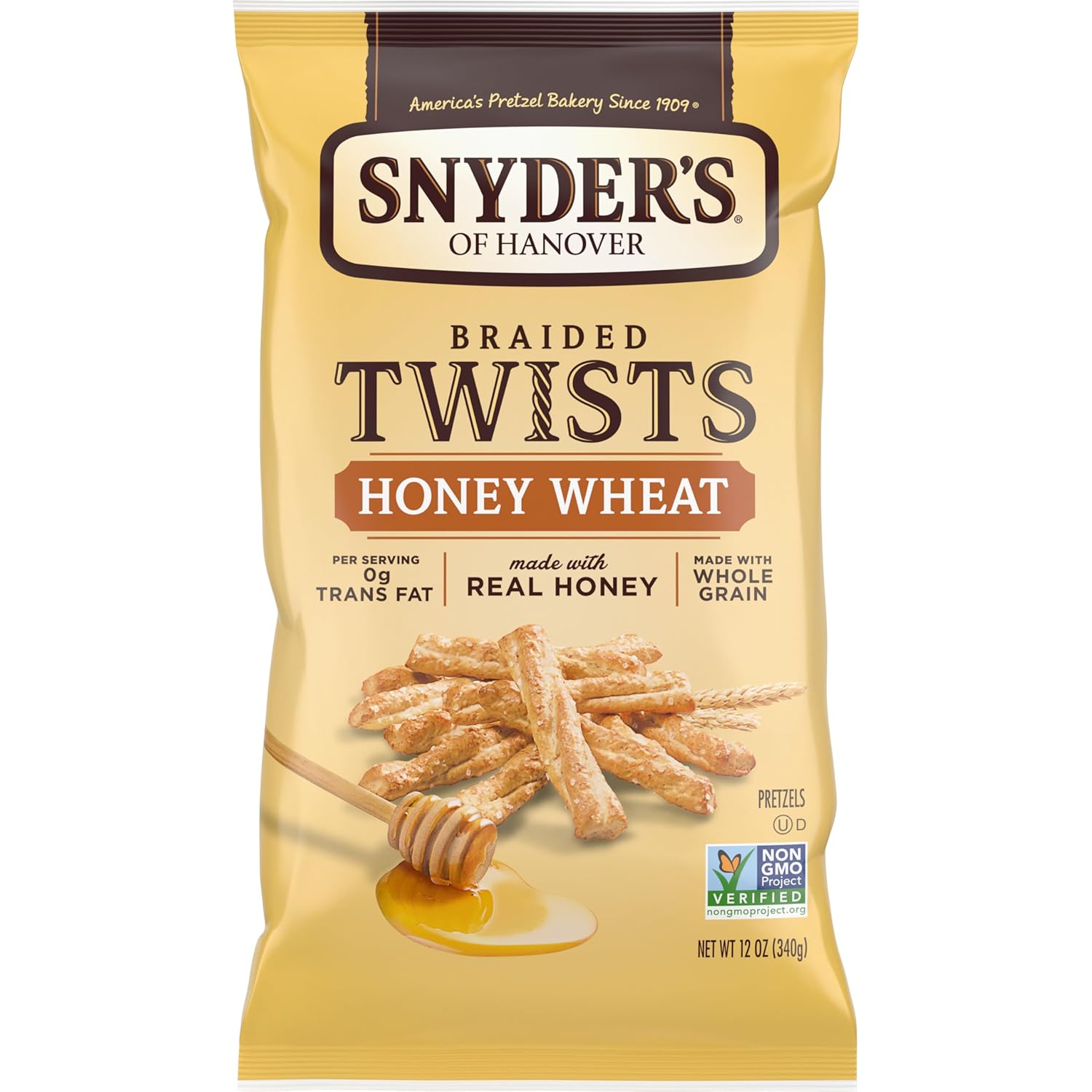 braided pretzel twist shape ideal for dipping